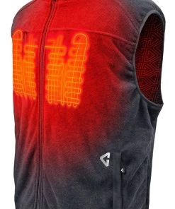 Heated Jackets & Vests Gerbing 7V Thermite 2.0 Fleece Heated Vest -Cheap Clothing Store gerbing7 v thermite20 fleece heated vest grey