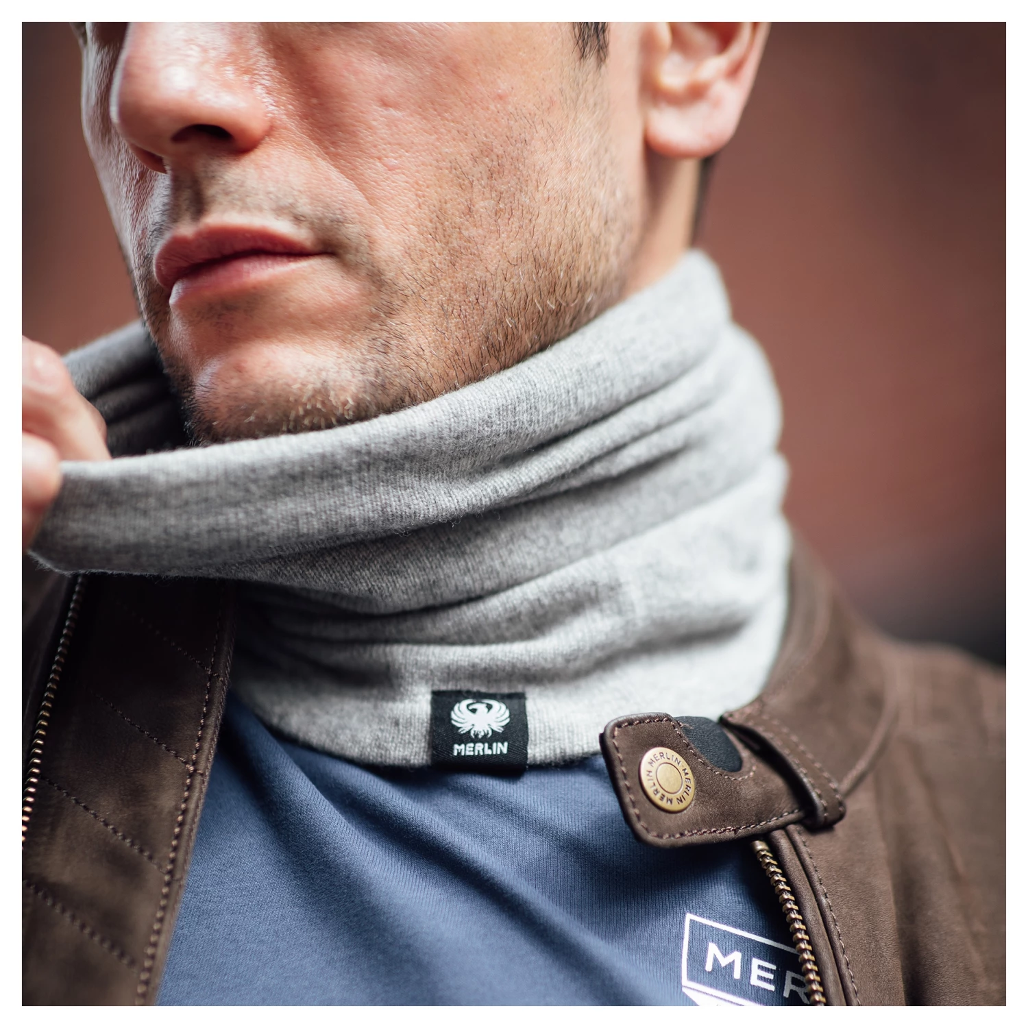 Headwear Merlin Brook Wool Neck Tube 2 Headwear Merlin Brook Wool Neck Tube - Image 2