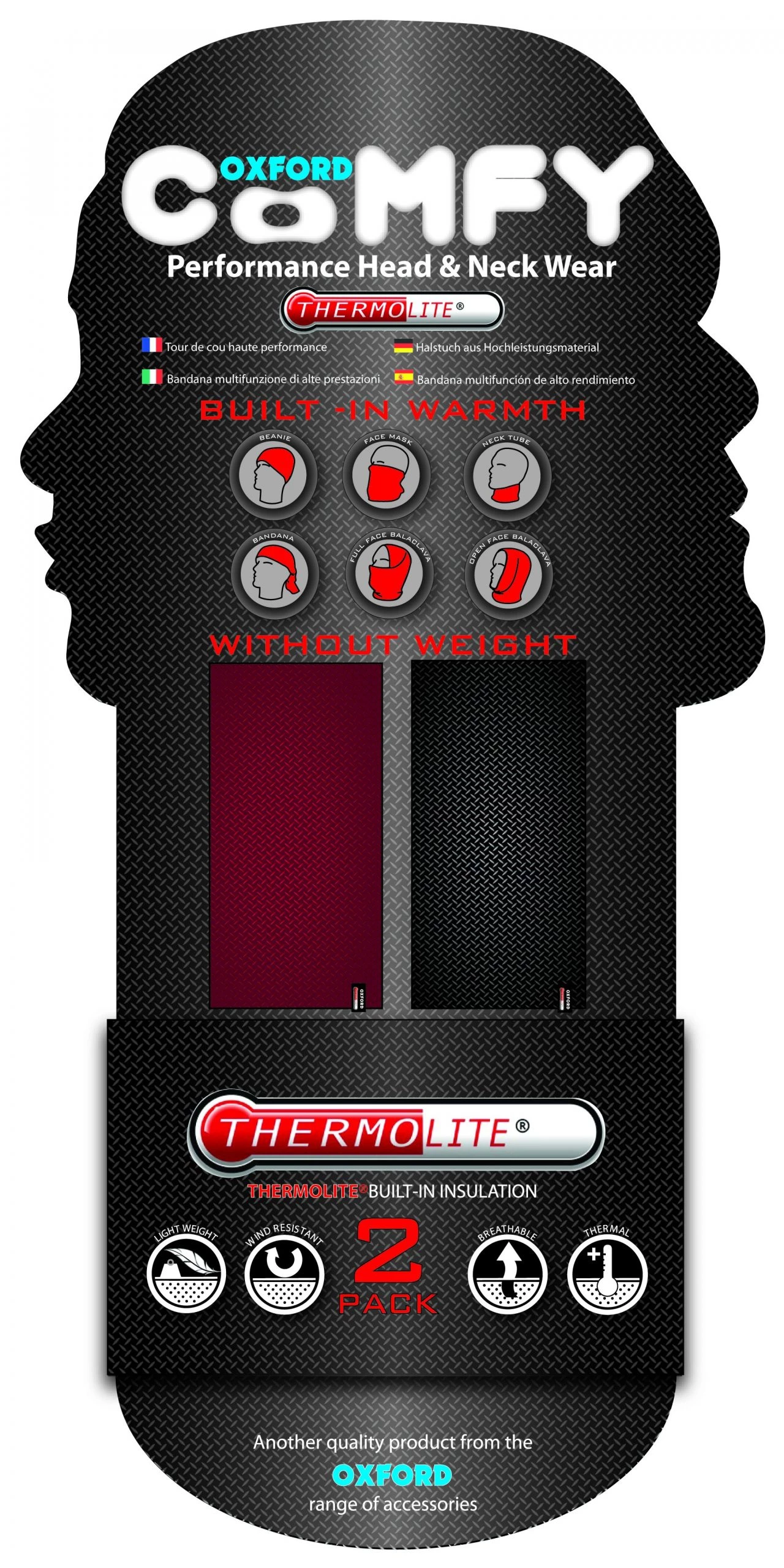 Oxford Products Headwear Oxford Comfy Thermolite 8 Oxford Products Headwear Oxford Comfy Thermolite - Image 8