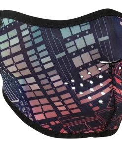 Zan Headgear Headwear ZANheadgear Neoprene Half Mask -Cheap Clothing Store za nheadgear half mask neon circuit