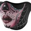 Zan Headgear Headwear ZANheadgear Skull Neoprene Half Mask