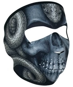 Zan Headgear Headwear ZANheadgear Skull Neoprene Full Face Mask -Cheap Clothing Store zan headgear full face neoprene mask snake skull