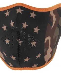 Zan Headgear Headwear ZANheadgear Neoprene Half Mask -Cheap Clothing Store zan headgear half mask stars camo stars