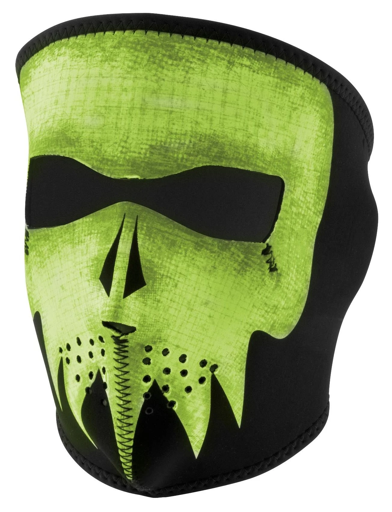 Zan Headgear Riding Gear ZANheadgear Glow In The Dark Neoprene Full Face Mask 2 Zan Headgear Riding Gear ZANheadgear Glow In The Dark Neoprene Full Face Mask - Image 2