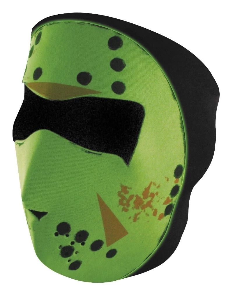 Zan Headgear Riding Gear ZANheadgear Glow In The Dark Neoprene Full Face Mask 3 Zan Headgear Riding Gear ZANheadgear Glow In The Dark Neoprene Full Face Mask - Image 3