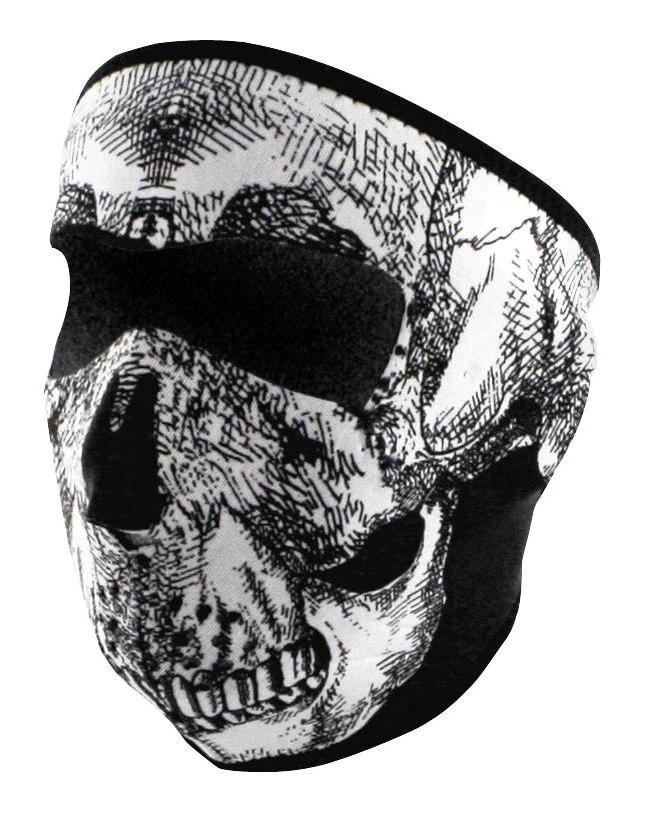 Zan Headgear Riding Gear ZANheadgear Glow In The Dark Neoprene Full Face Mask 4 Zan Headgear Riding Gear ZANheadgear Glow In The Dark Neoprene Full Face Mask - Image 4