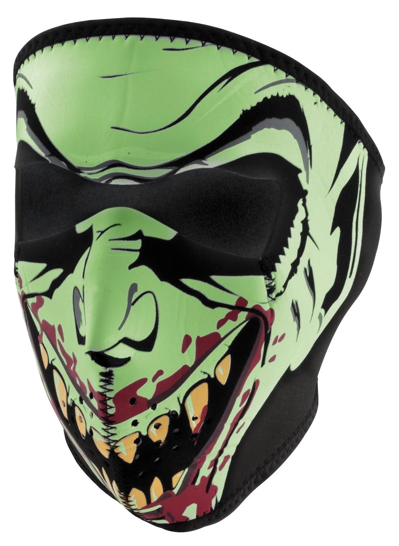 Zan Headgear Riding Gear ZANheadgear Glow In The Dark Neoprene Full Face Mask 7 Zan Headgear Riding Gear ZANheadgear Glow In The Dark Neoprene Full Face Mask - Image 7