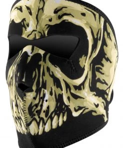 Zan Headgear Headwear ZANheadgear Skull Neoprene Full Face Mask -Cheap Clothing Store zans skull neoprene full face mask skull